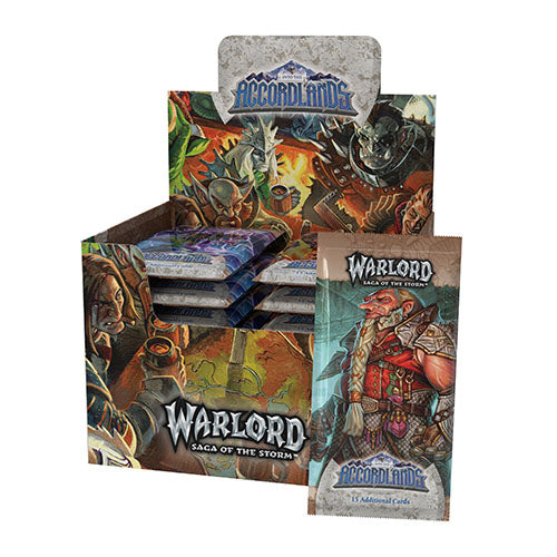 Warlord: Saga of the Storm CCG - Into the Accordlands Booster Display