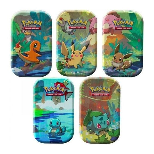 (September Restock) Pokémon TCG: Kanto Friends Mini Tin (Set of 5 Variants)