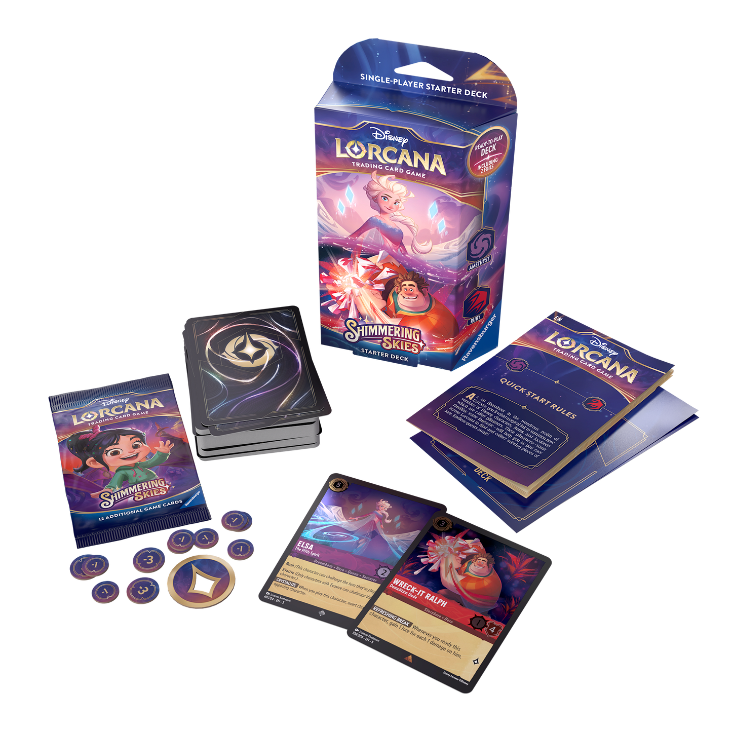 Disney Lorcana TCG Shimmering Skies - Starter Deck