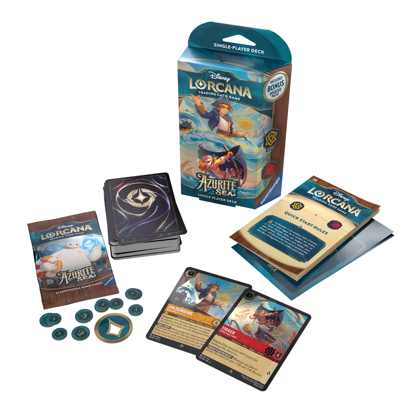 Disney Lorcana TCG Azurite Sea - Starter Deck
