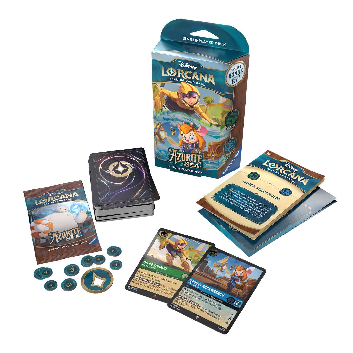 Disney Lorcana TCG Azurite Sea - Starter Deck