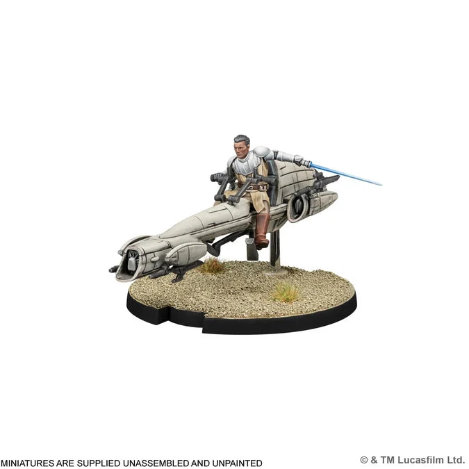 Star Wars: Legion - Jedi General on BARC Speeder