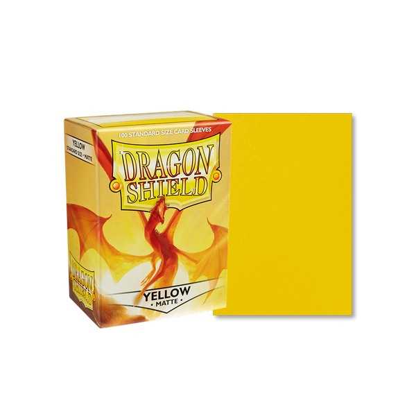Dragon Shield Matte - Yellow 100pk