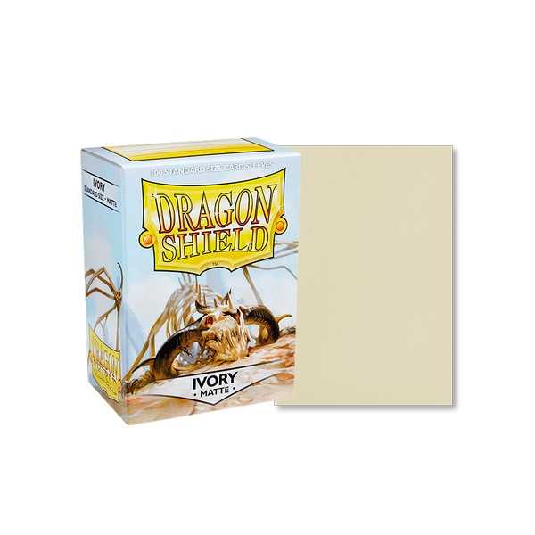 Dragon Shield Matte - Ivory 100pk