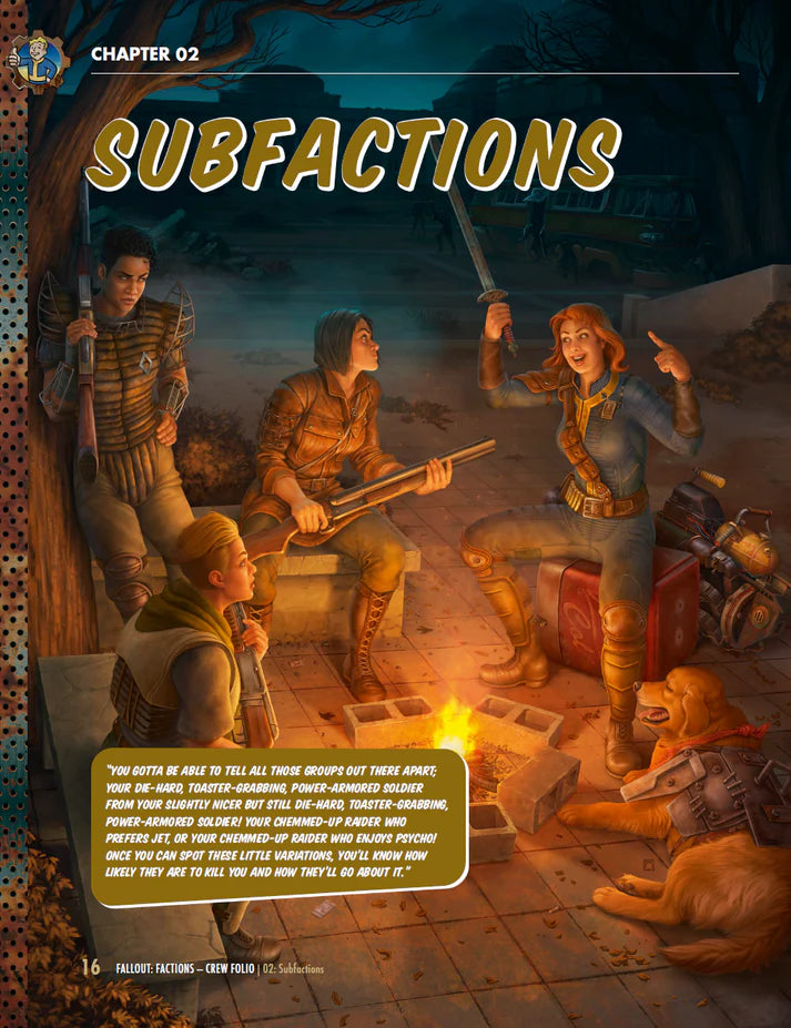 Fallout: Factions - Crew Folio