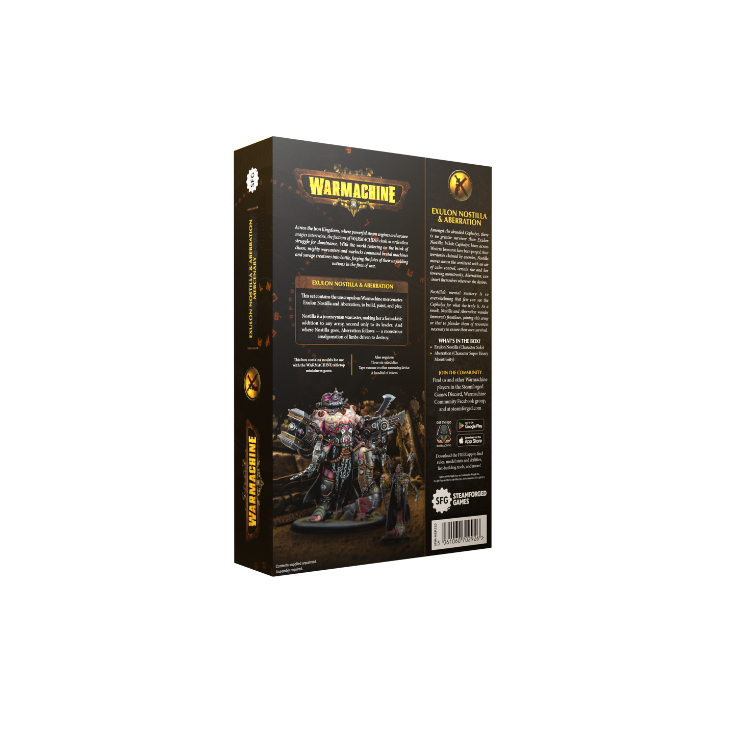 Warmachine: Exulon Nostilla and Aberration (HIPS)
