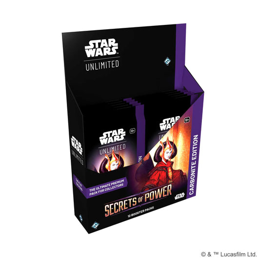 Star Wars: Unlimited - Secrets of Power Carbonite Booster Display