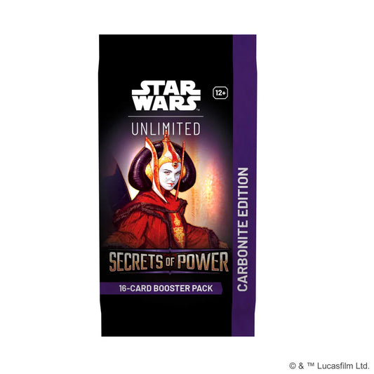 Star Wars: Unlimited - Secrets of Power Carbonite Booster Display