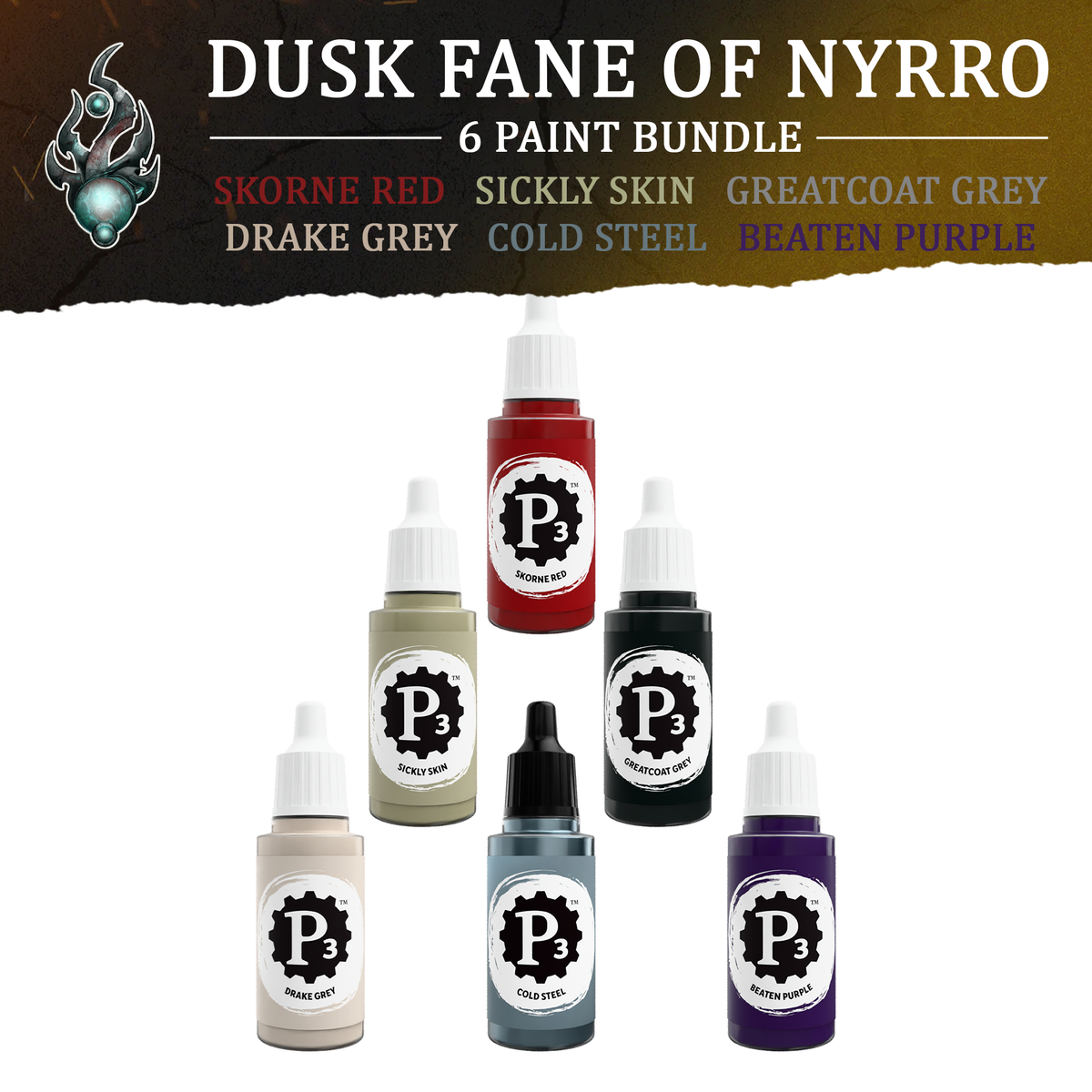Bundle - Warmachine: Fane Of Nyrro Paint Selection