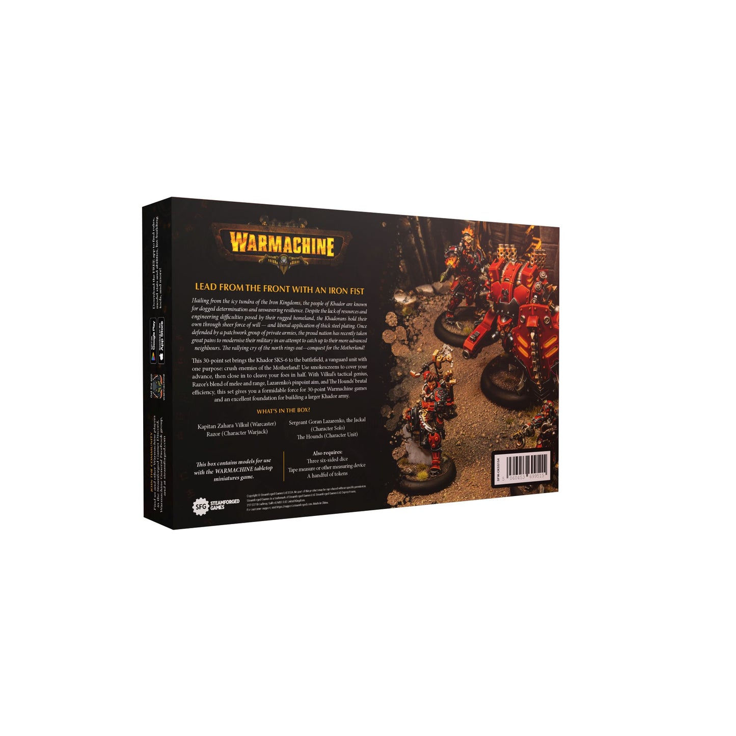 WARMACHINE: KHADOR SKS-6 COMMAND CADRE