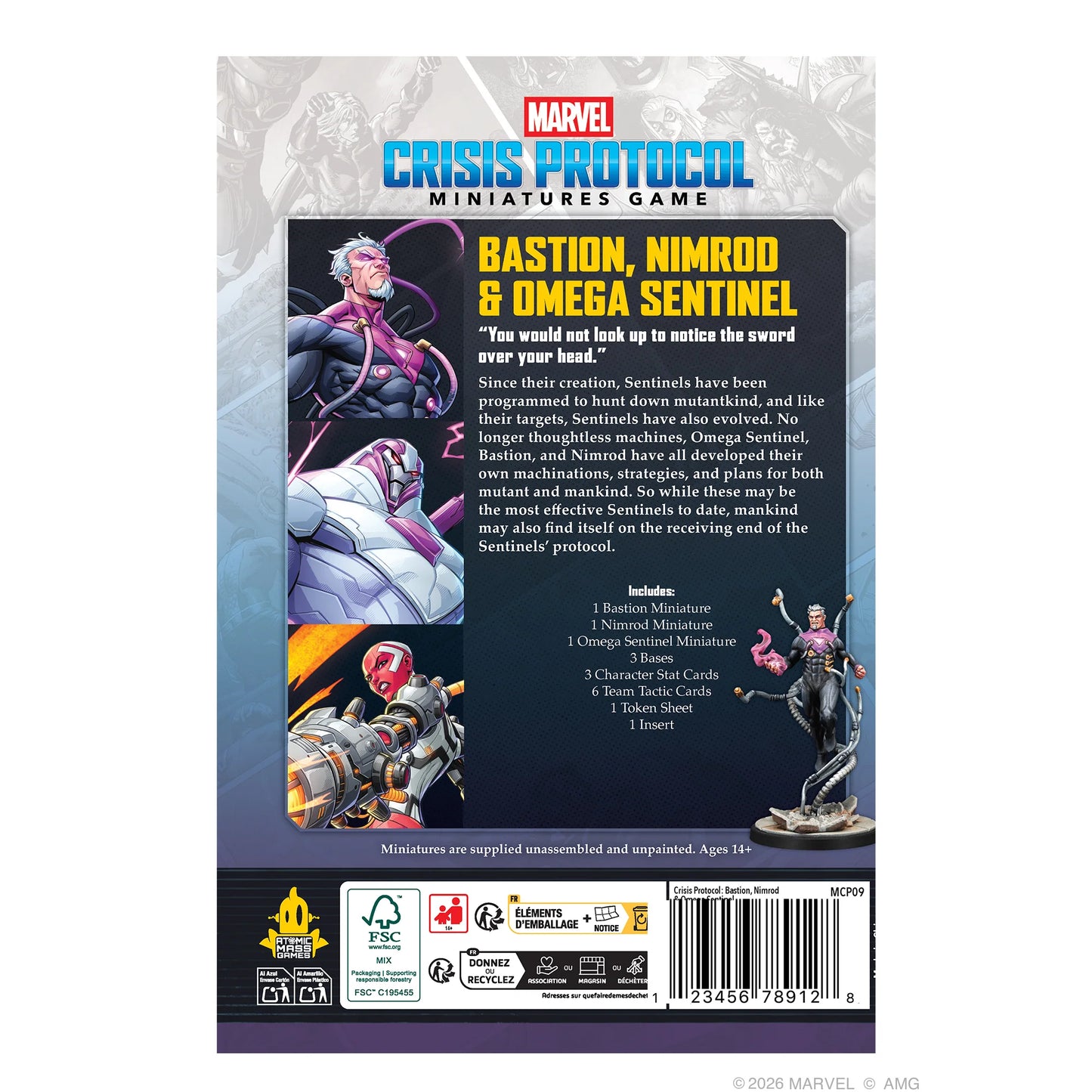 Marvel: Crisis Protocol – Bastion, Nimrod & Omega Sentinel