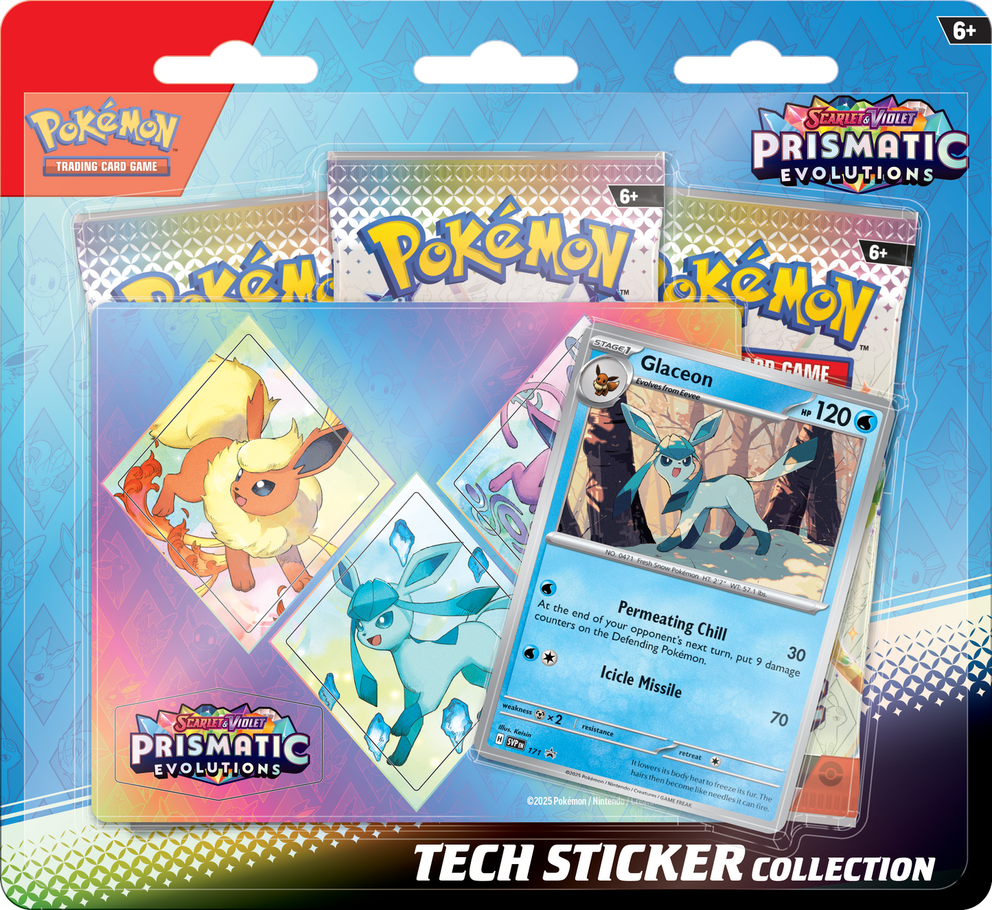 Pokémon TCG: Scarlet & Violet 8.5 - Prismatic Evolutions Tech Sticker Collection