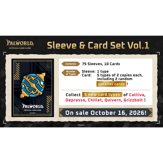 Palworld OCG - Sleeve & Card Set Vol.1