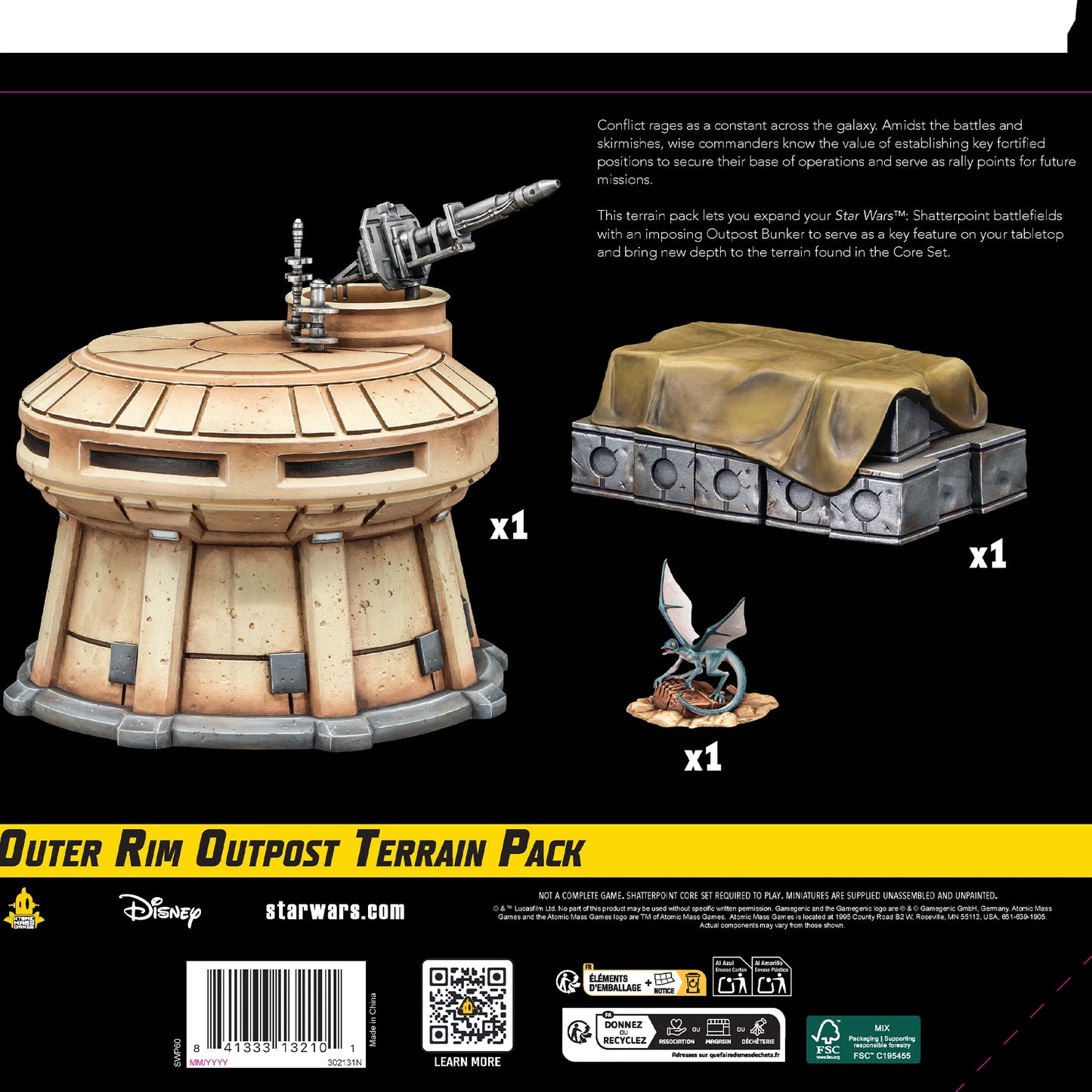 Star Wars: Shatterpoint Outer Rim Outpost Terrain Pack