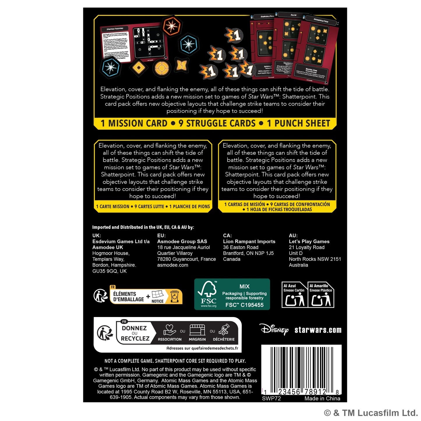 Star Wars: Shatterpoint – Strategic Positions