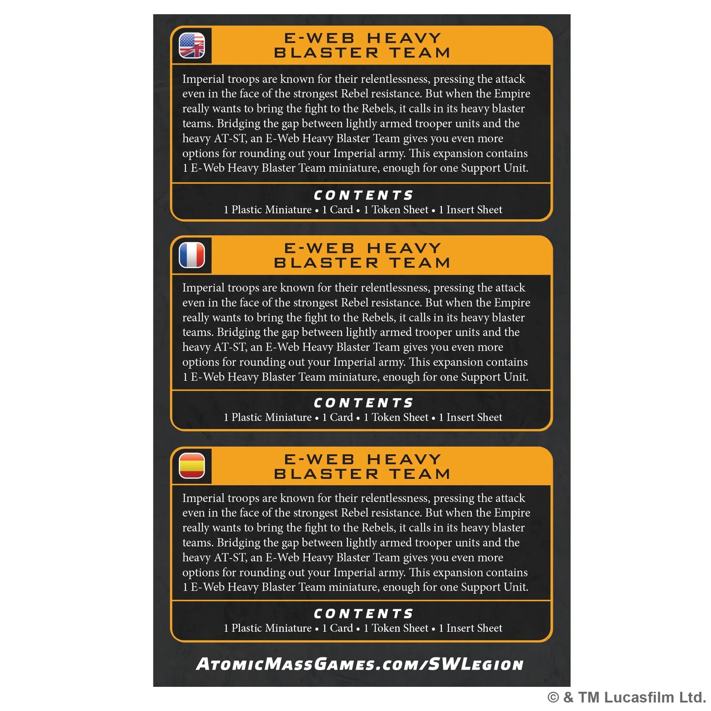 Star Wars: Legion – E-Web Heavy Blaster Team