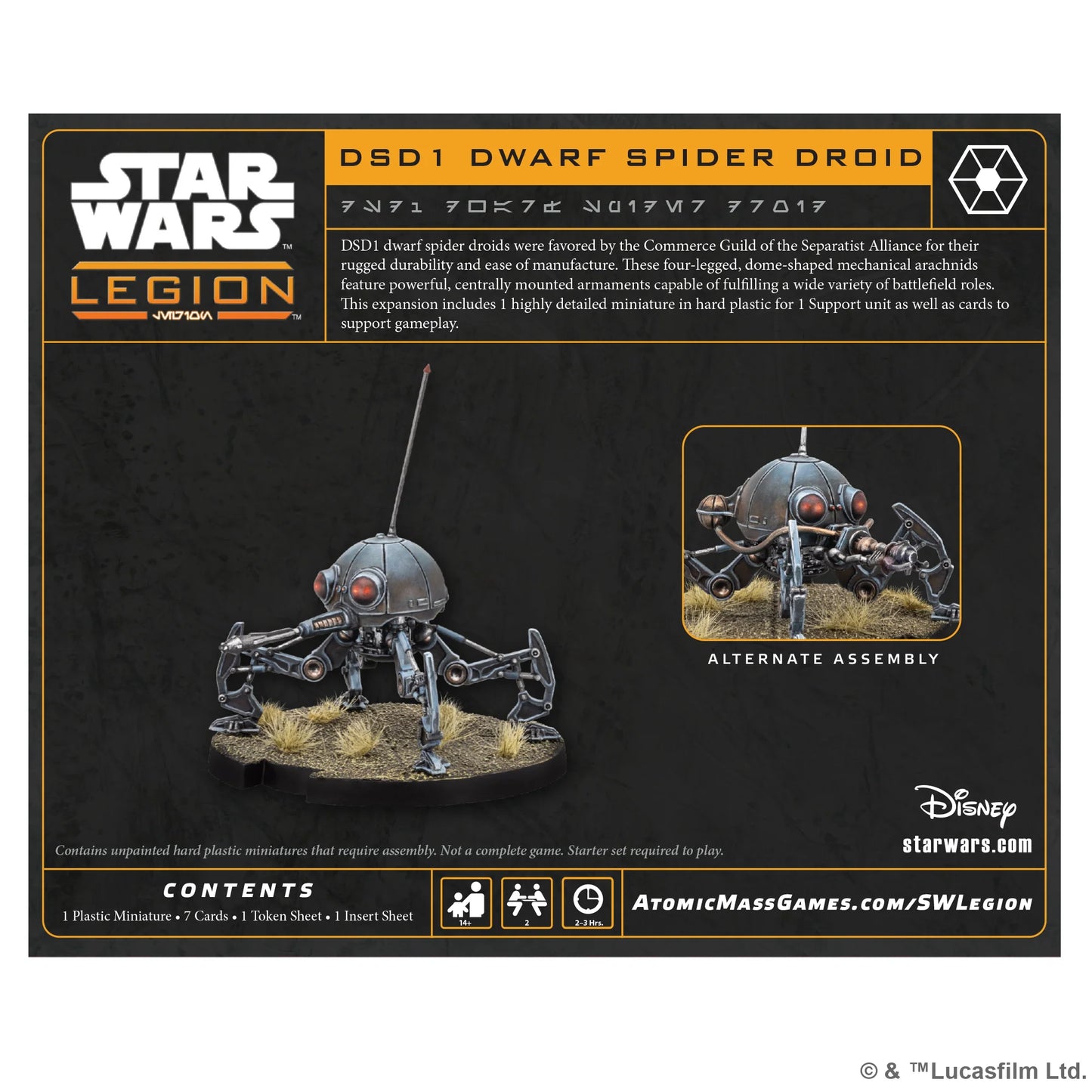 Star Wars: Legion – DSD1 Dwarf Spider Droid