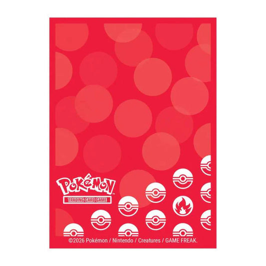 Pokémon Energy Deck Protector Sleeves - Fire Type (65ct)
