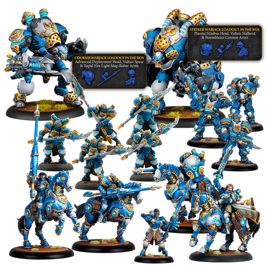 Warmachine: Cygnar Storm Legion Army Box - Ride the Lightning