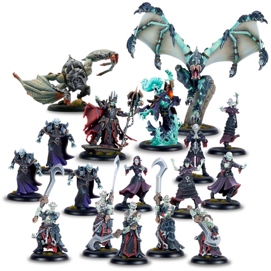 Warmachine: Dusk Fane of Nyrro Army Box – Court of Shadows