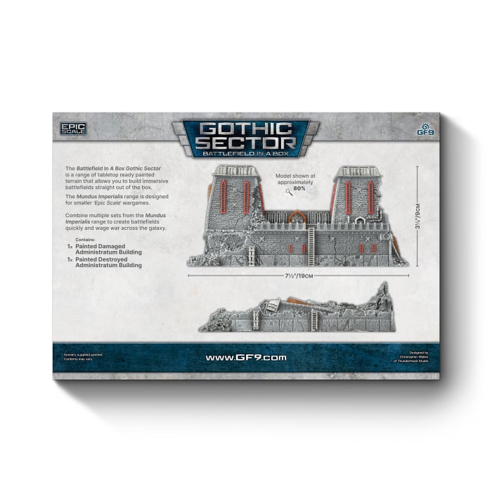 Battlefield In A Box - Gothic Sector: Mundus Imperialis - Damaged Administratum