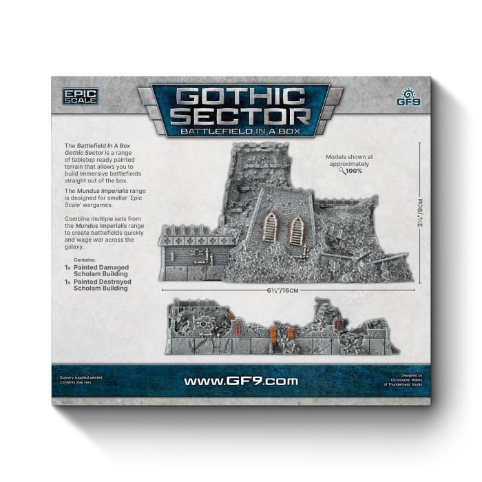 Battlefield In A Box - Gothic Sector: Mundus Imperialis - Damaged Scholam