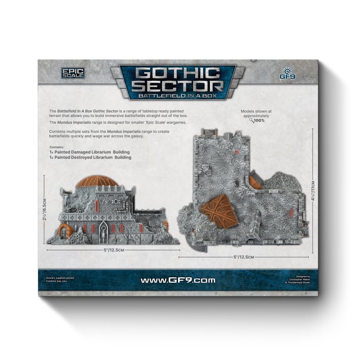 Battlefield In A Box - Gothic Sector: Mundus Imperialis - Damaged Librarium