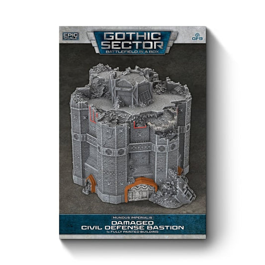 Battlefield In A Box - Gothic Sector: Mundus Imperialis - Damaged Civil Defense Bastion