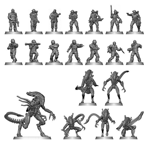Alien RPG - Miniatures Set: Operation Leading Edge