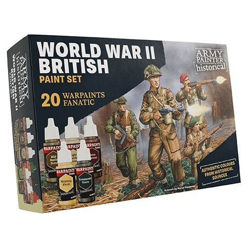 The Army Painter - Warpaints Fanatic Historical Set - WWII British