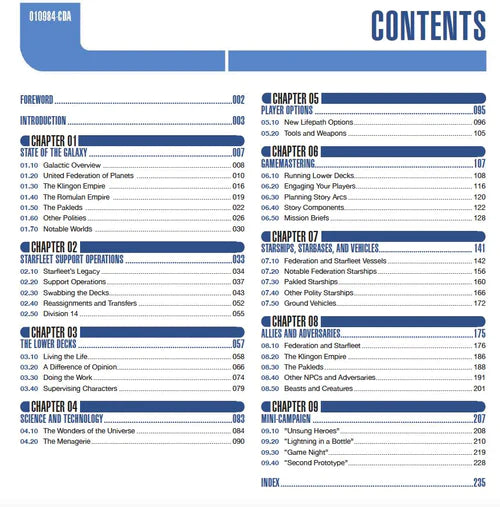 Star Trek Adventures Star Trek: Lower Decks Campaign Guide