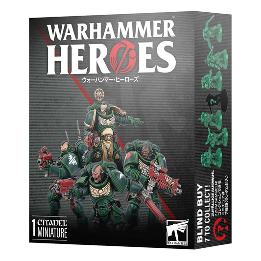 Warhammer Heroes Miniatures Dark Angels Full Display