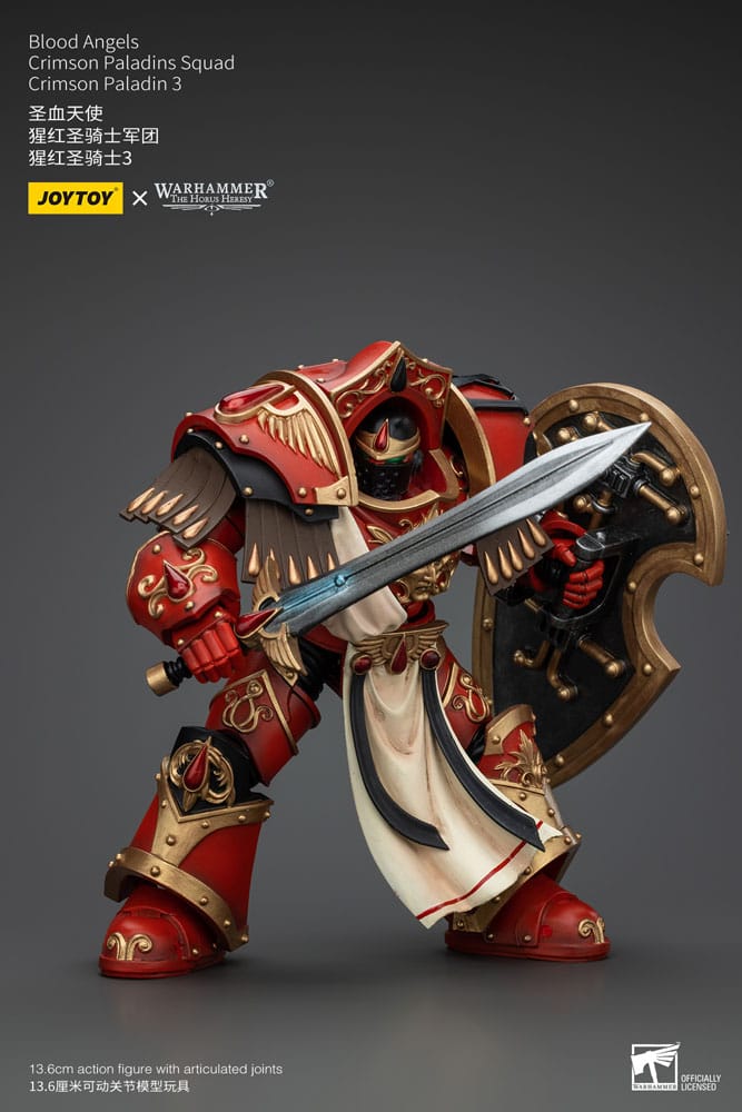 Warhammer The Horus Heresy Action Figure 1/18 Blood Angels Crimson Paladins Squad Crimson Paladin 3