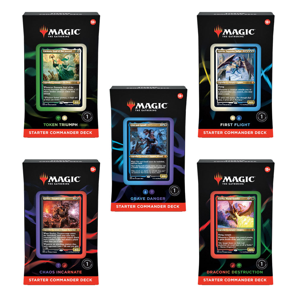 Magic The Gathering: Evergreen Starter Commander Decks 2022