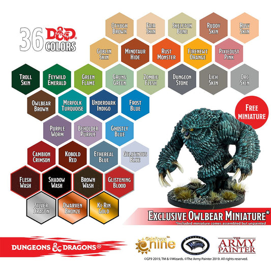 D&D MONSTERS PAINT SET