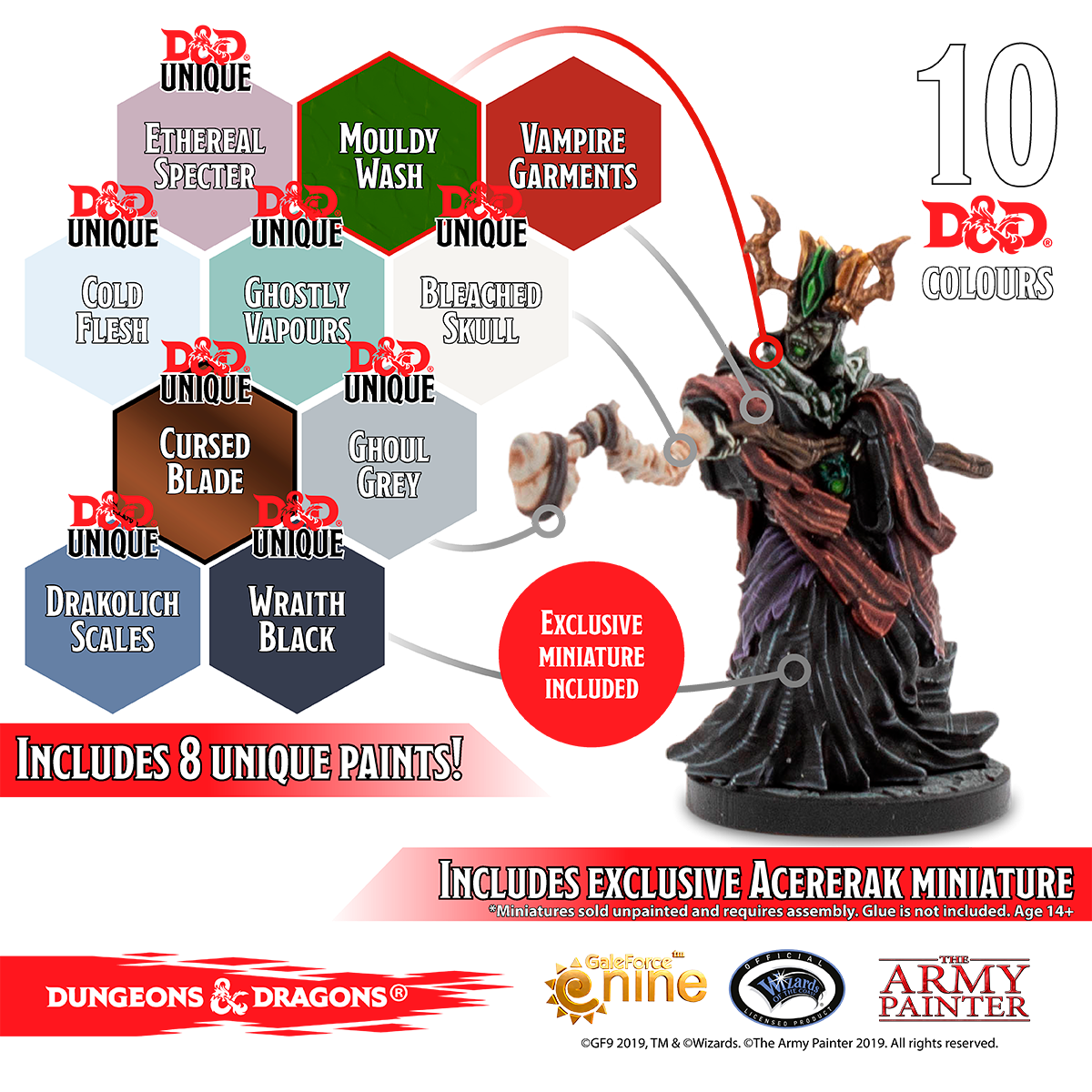 D&D UNDEAD PAINT SET