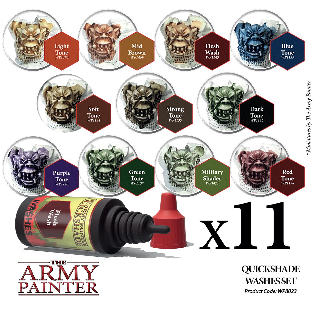 QUICKSHADE WASHES: PAINT SET