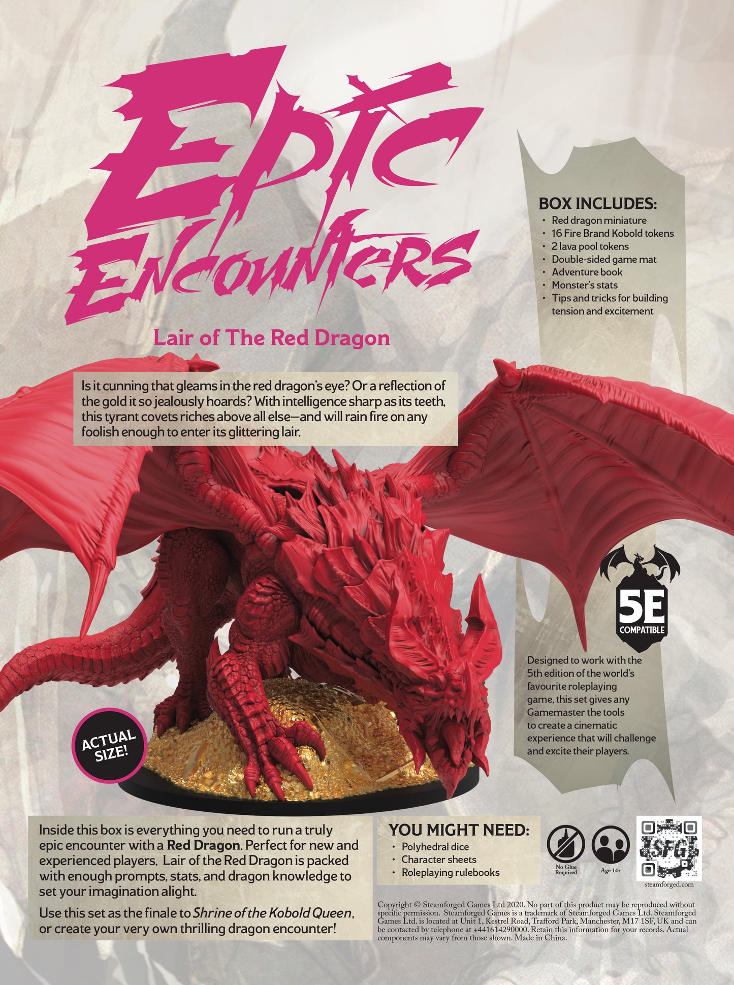 Epic Encounters: Lair Of The Red Dragon