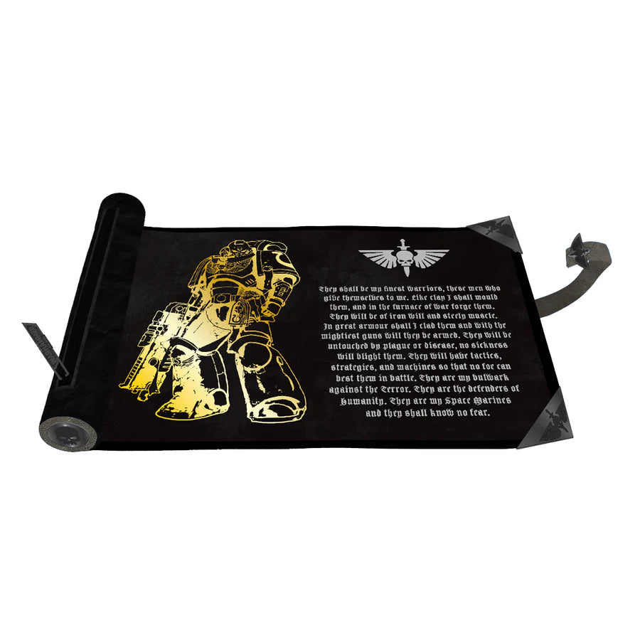 Ultra Pro - Warhammer 40k - Premium Foil Adeptus Astartes Dice Scroll - Space Marines
