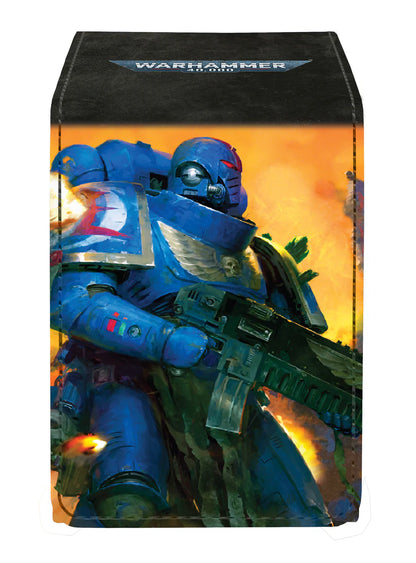 Ultra Pro - Warhammer 40k - Adeptus Astartes Alcove Flip Deck Box - Space Marines