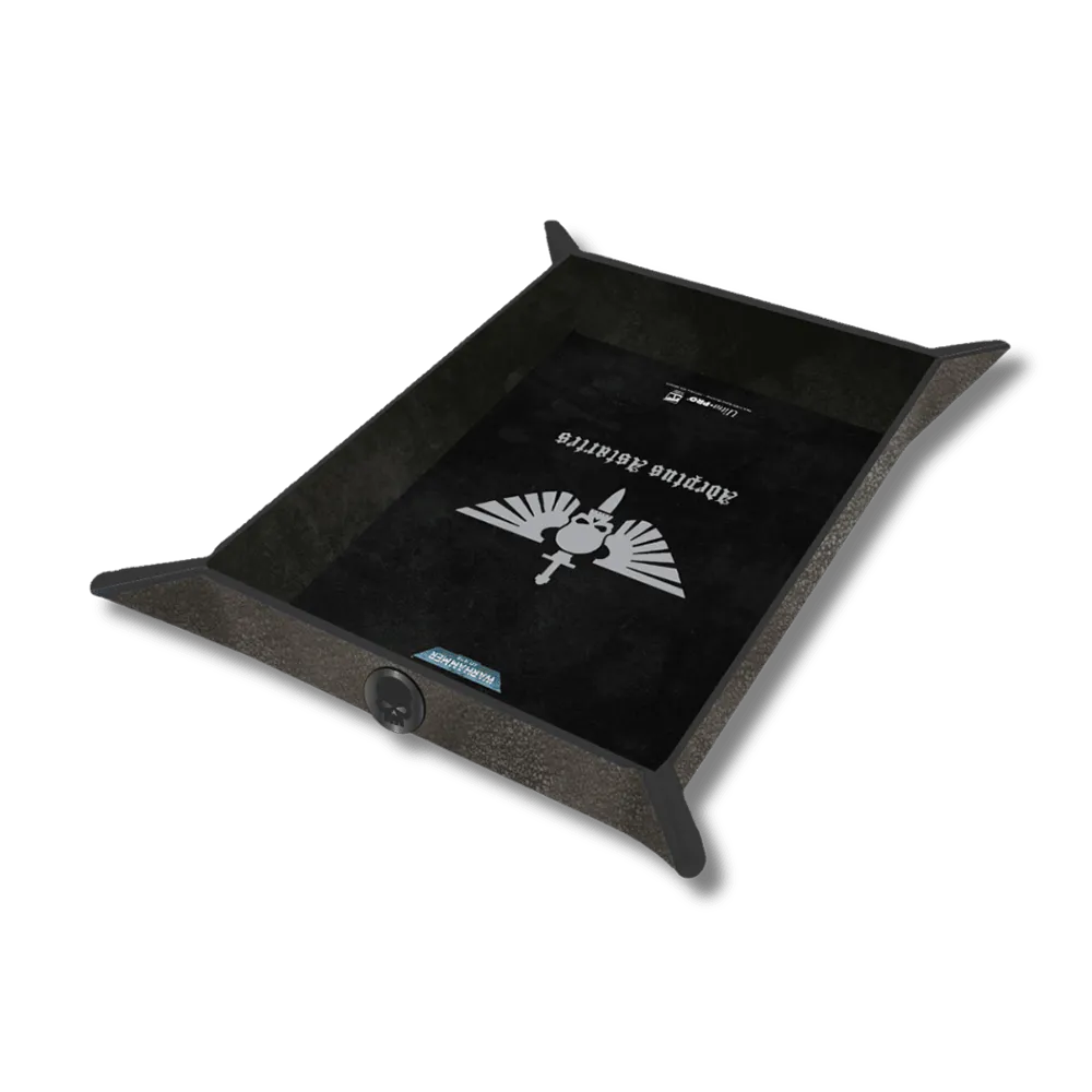 Ultra Pro - Warhammer 40k - Premium Adeptus Astartes Folding Dice Tray - Space Marines