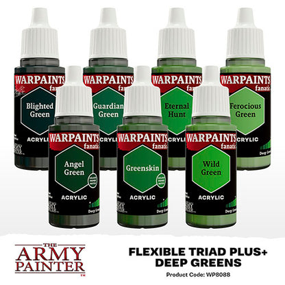 The Army Painter - Deep Greens Flexible Triad PLUS+
