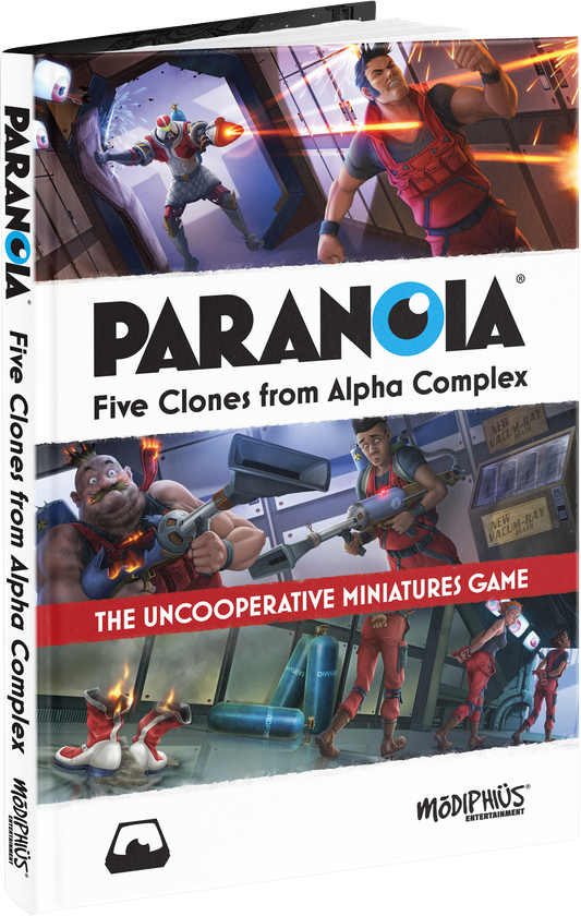 Paranoia Five Clones from Alpha Complex Book