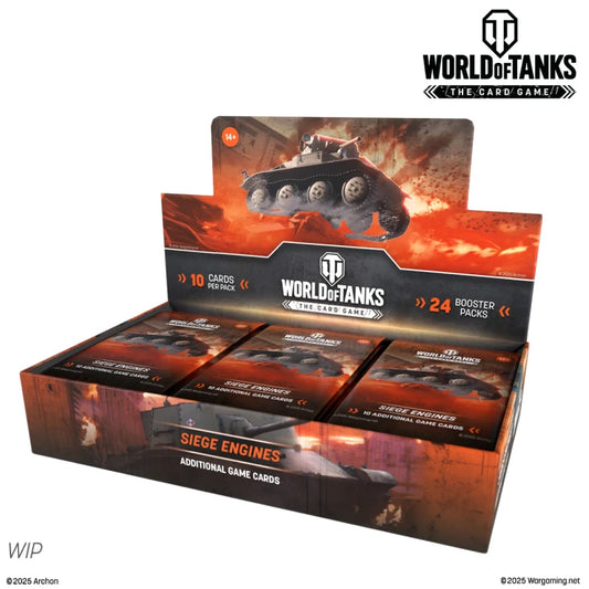 World of Tanks: The Card Game | BOOSTER DISPLAY: SIEGE ENGINES