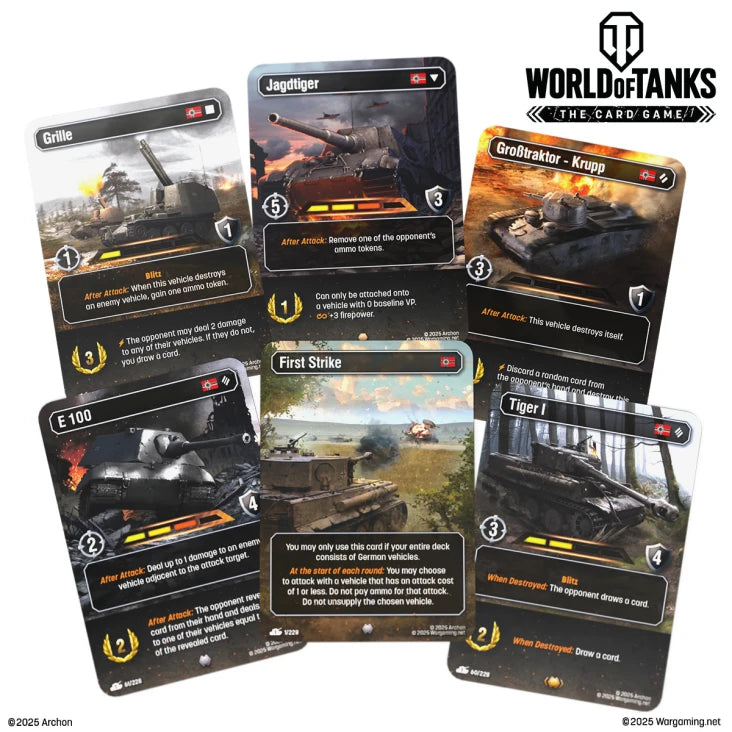 World of Tanks: The Card Game | STARTER DECK GERMANY: FIRST STRIKE