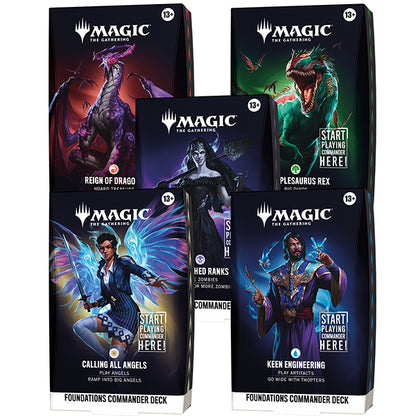 Magic: The Gathering - Reality Fracture Foundations Starter Commander Deck (5 Count)
