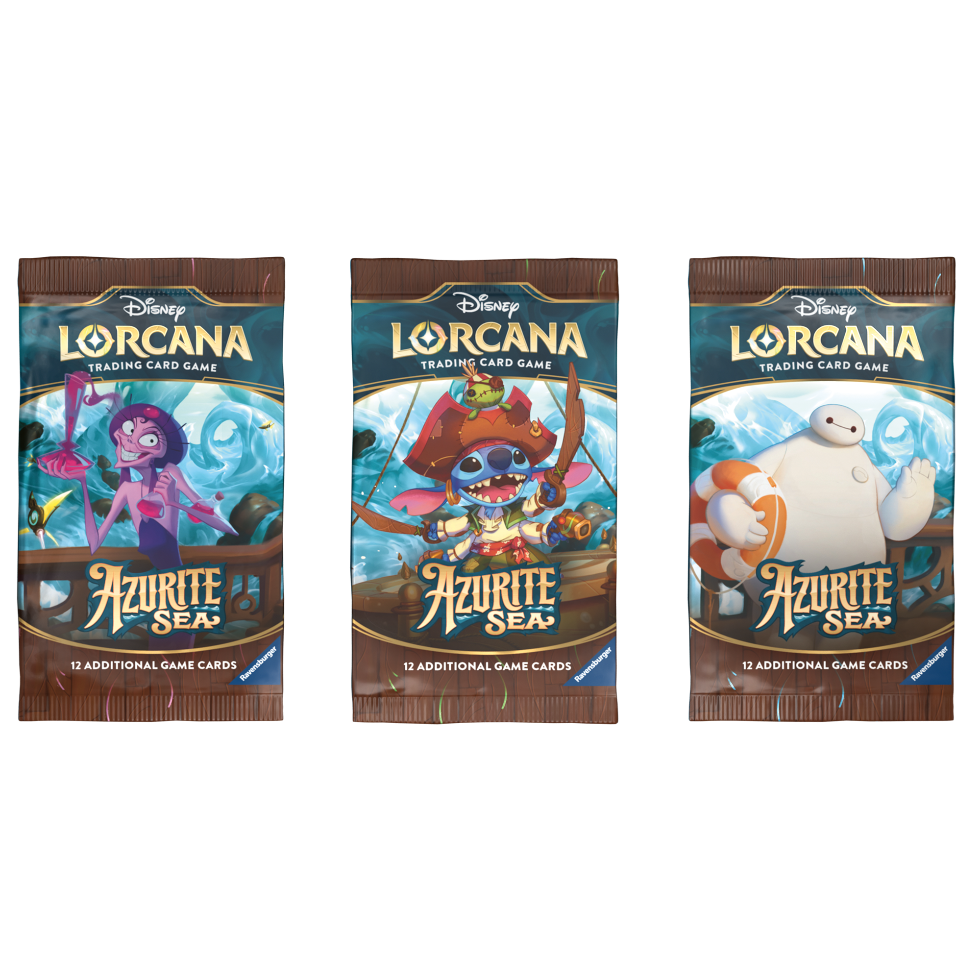 Disney Lorcana TCG Azurite Sea - Booster Box (24 X Booster Packs ...