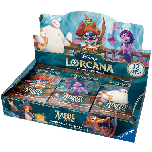 Disney Lorcana TCG Azurite Sea - Booster Box (24 x Booster Packs)