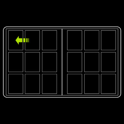 MintKeeper - 9 Pocket Premium Zip Trading Card Binder