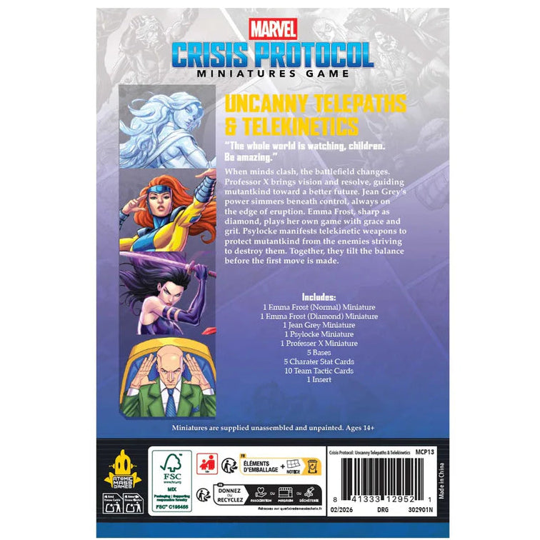 Marvel: Crisis Protocol - Uncanny Telepaths & Telekinetics